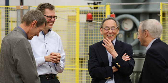 Nobel Prize winner Steven Chu visits PowerLabDK