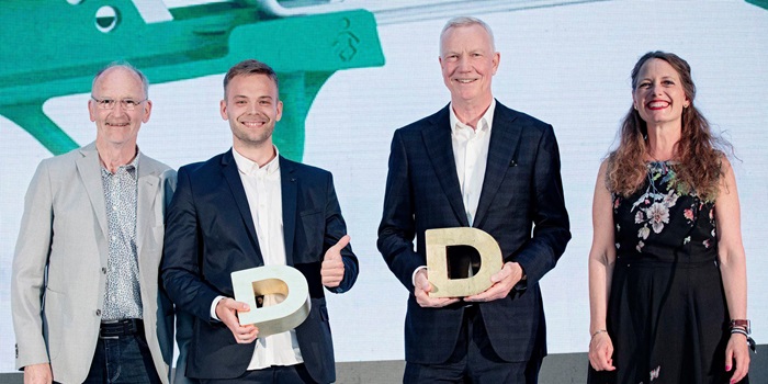Price Invena vinder Danish Design Award i kategorien ’Better Work’. Prisen får de for engangsinstrumentet ClampCut. Foto: Danish Design Award