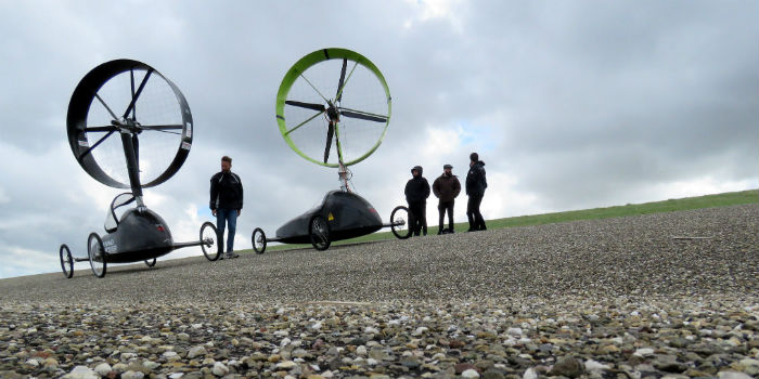 De to vindbiler der deltog i Racing Aeolus Den Helder. Foto Racing Aeolus Den Helder