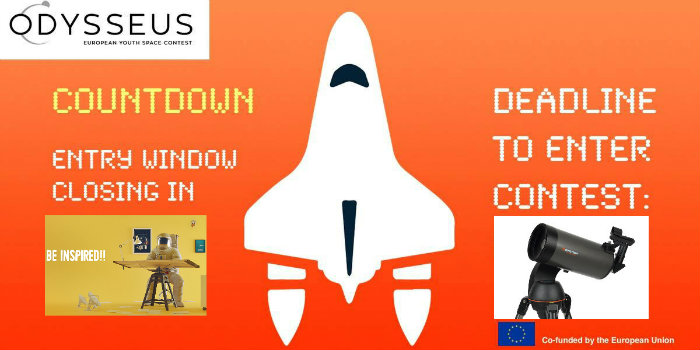 DTU Space er partner i EU-konkurrencen Odysseus for unge ruminteresserede. (Illustration DTU Space/Odysseus)