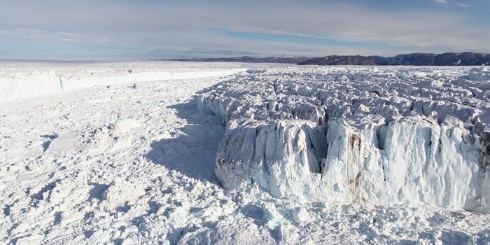 Zachariae Isbræ Northeast Greenland. Photo: Anders A Bjørk