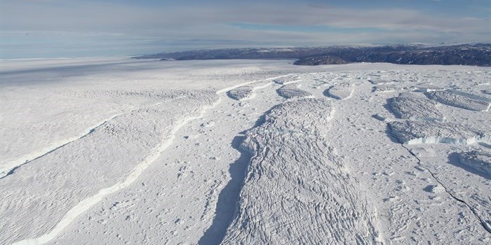 Zachariae Isbræ Northeast Greenland. Photo: Anders A Bjørk
