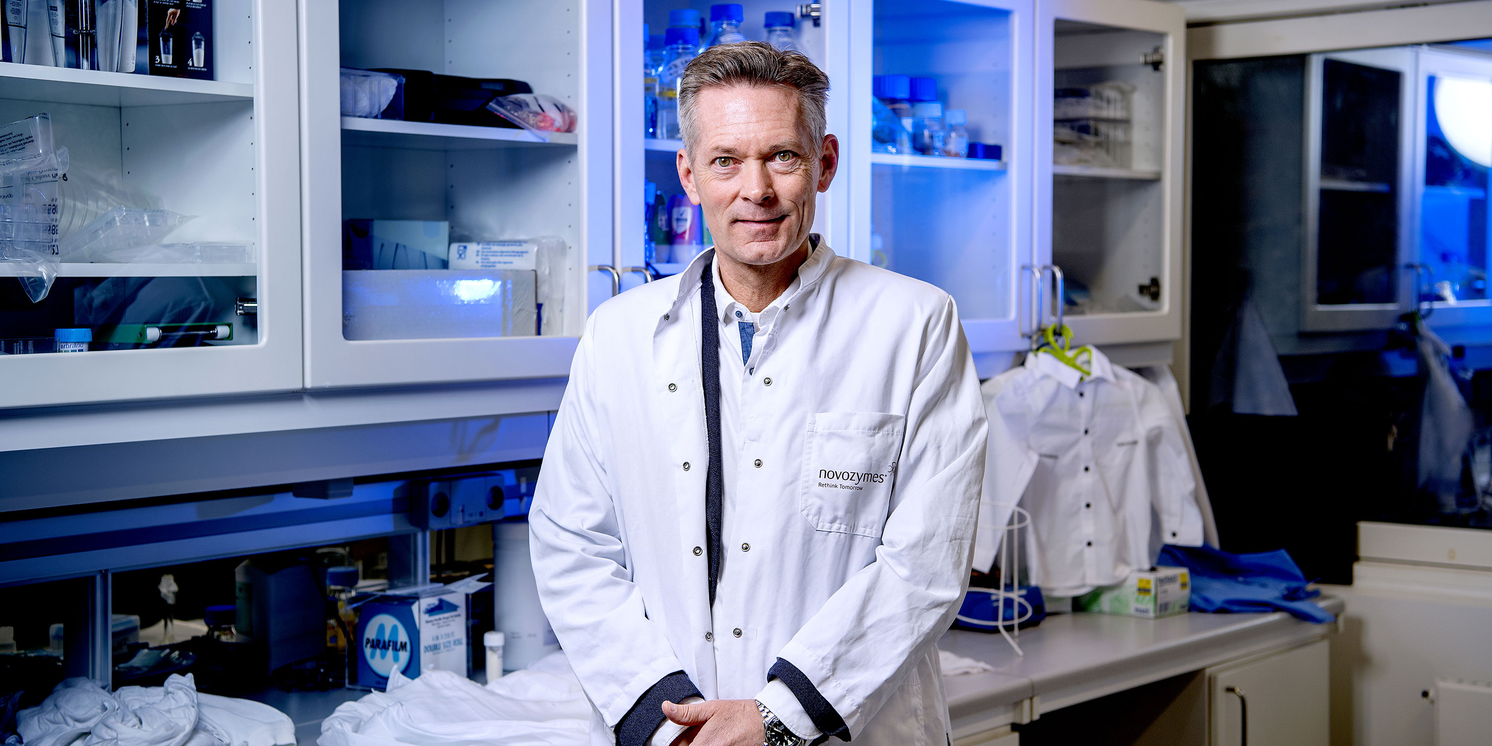 According to Ole Kirk, Vice President, Household Care Application Research, Novozymes is dependent on the universities’ basic research, as this is a field which private companies rarely master. Photo: Bax Lindhardt