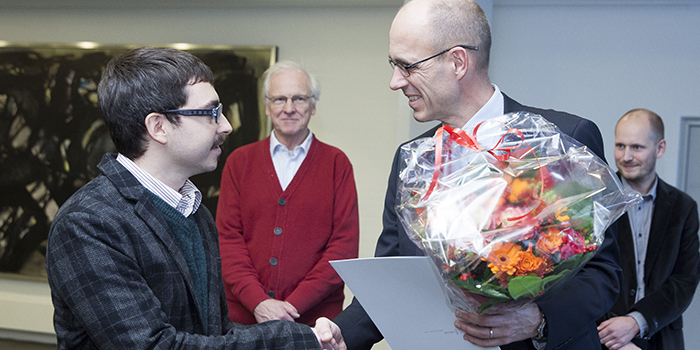 Forsker Ian Butts fra DTU Aqua modtog Direktør, dr. Techn. A.N. Neergaards og Hustrus legat