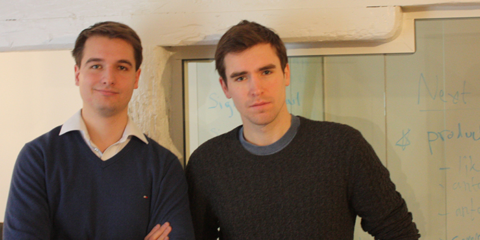 Fitbay's founders Andreas Jarbøl and Philip Wylonis