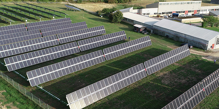 Solcellepark, DTU Risø Campus
