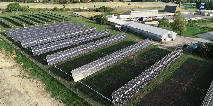 Solceller på DTU Risø campus