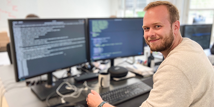Martin Carsten Nielsen, Co-Founder and CEO of Alvenir. Photo: Hanne Kokkegård, DTU Compute