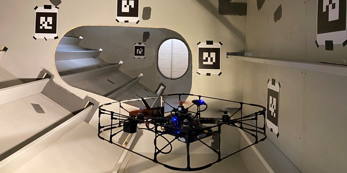 Autonomous drone being developed for hazardous inspection job (Photo: DTU Electrical Engineering)
