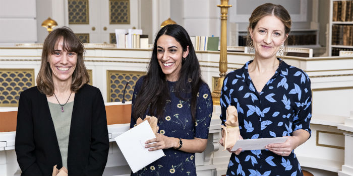 Sheila Ingemann Jensen, Rupali Vohra og Nanna B. Hartmann. Foto Niels Hougaard