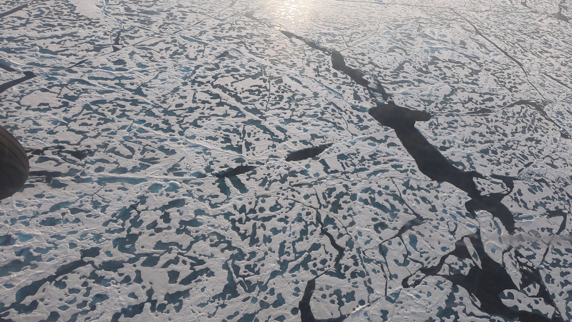 Scientists are working on automatic mapping of drift sea ice in the Arctic using satellites and artificial intelligence. (Photo:  DTU Space/ESA, Andreas Stokholm)