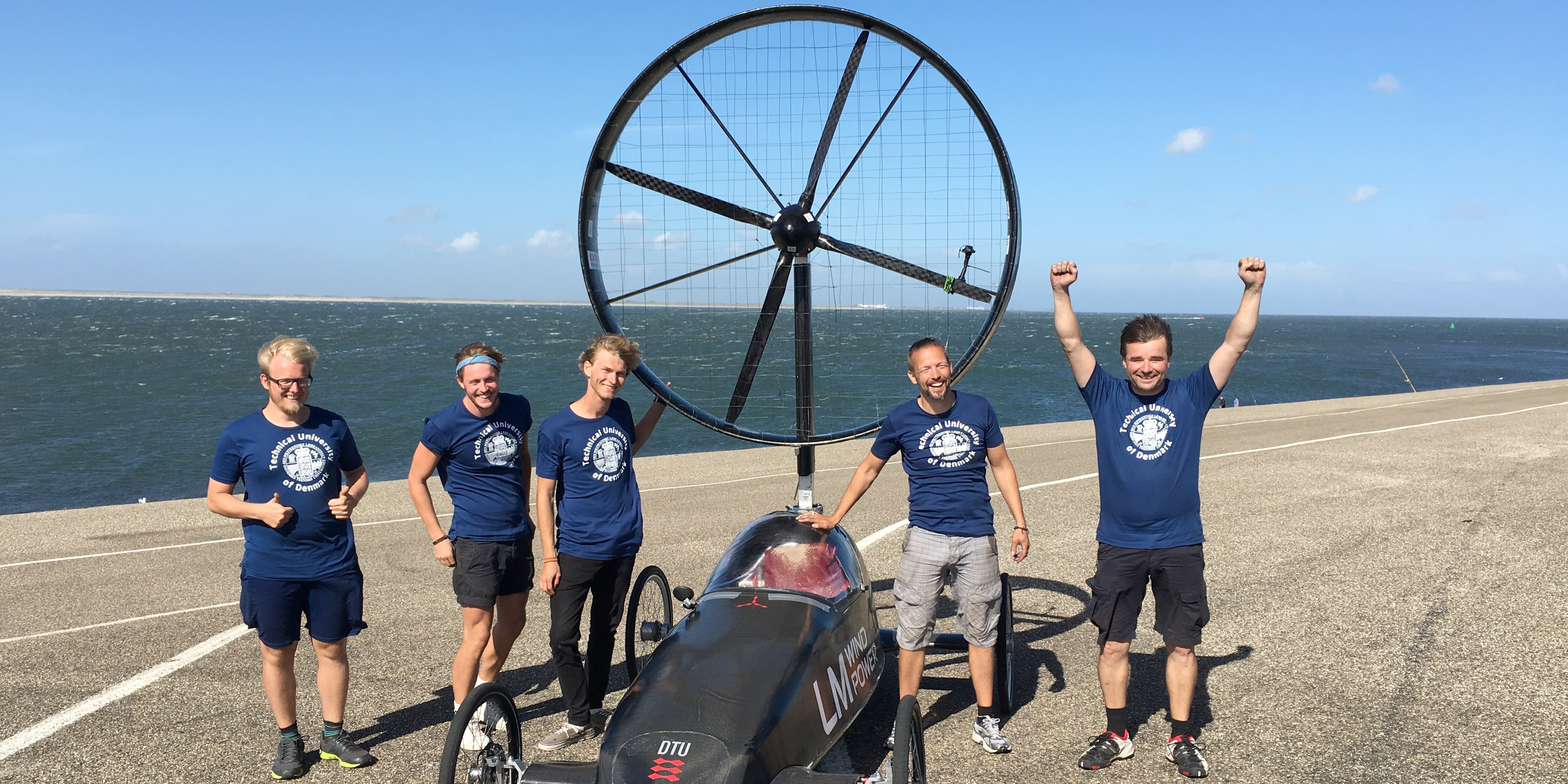 DTU students win driving-against-the-wind competition - DTU
