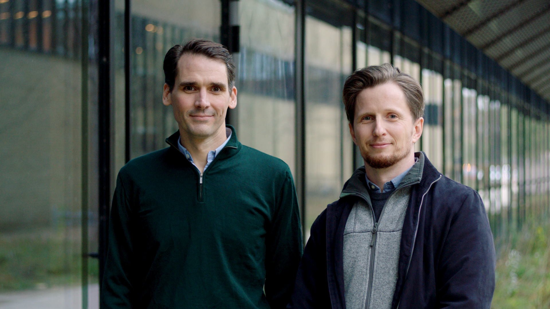 Stiftere af Clair Scientific, Hugh Simons og Anders Clemen Jakobsen.