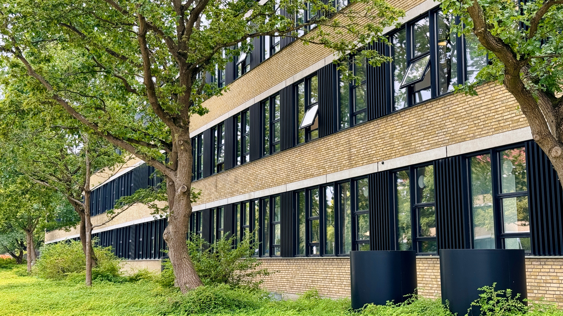 Billede af DTU bygning med karakteristiske gule mursten. ©DTU Billede af DTU bygning med karakteristiske gule mursten.