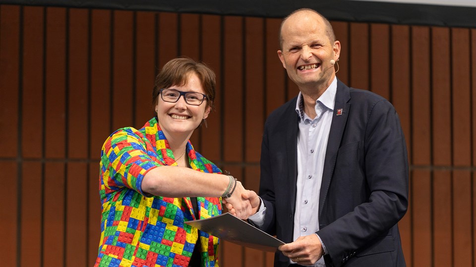 Charlotte Uldahl Jansen vandt Young Researcher Award. 