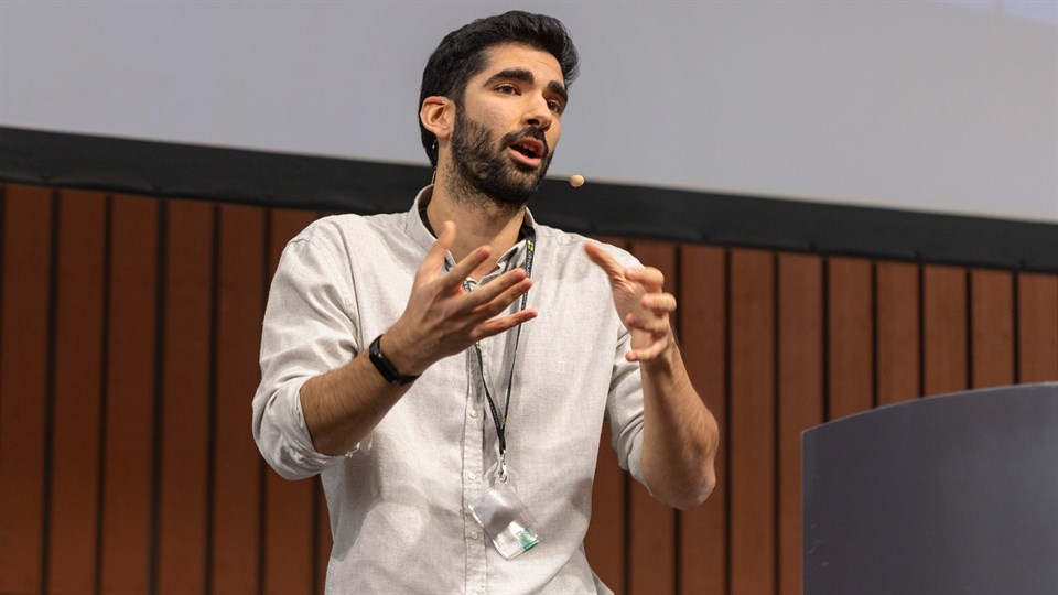 Årets gæstetaler var alumni Darius Adam Rohani. 
