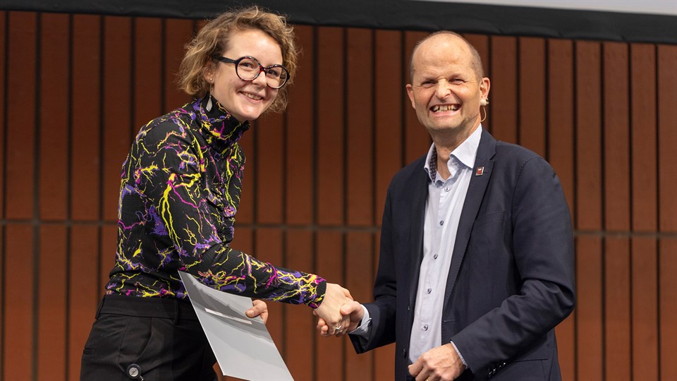 Justine Beauson vandt Young Researcher Award. 