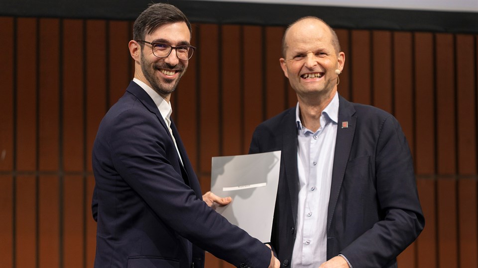 Riccardo Sprocati vandt Young Researcher Award. 