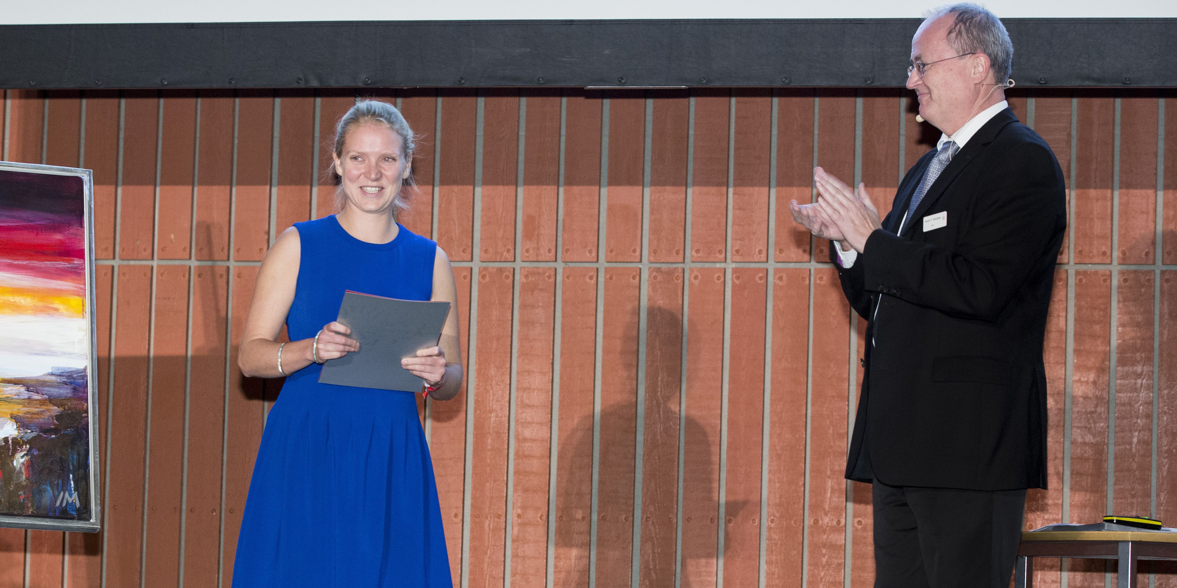 Årets ph.d.-afhandling blev i år givet til Anna Katrine Vangsgaard. Foto: Thorkild Christensen.