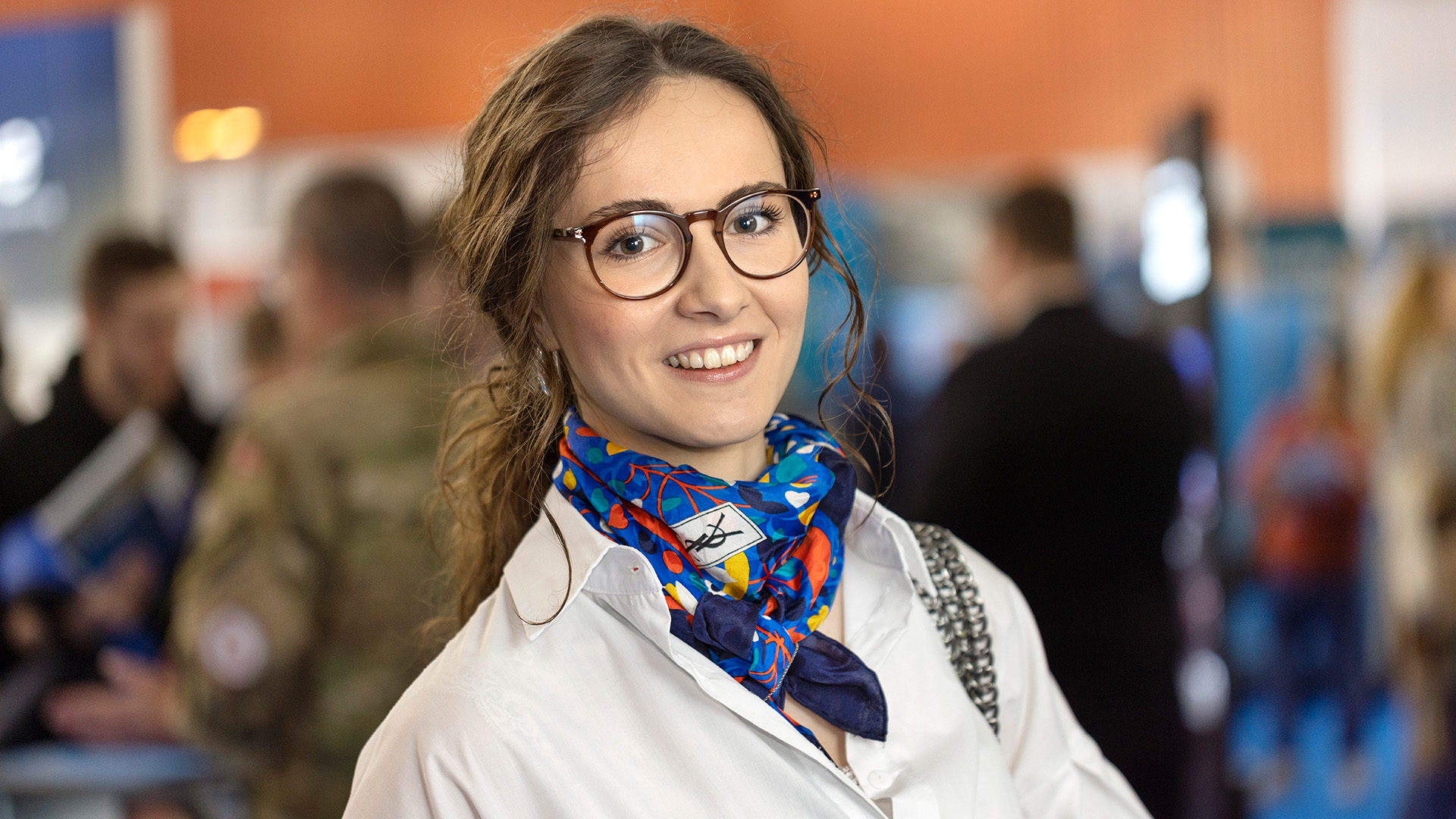 Catalina Cocan er færdiguddannet ingeniør fra DTU og er kommet for at søge inspiration og netværke med virksomhederne. 