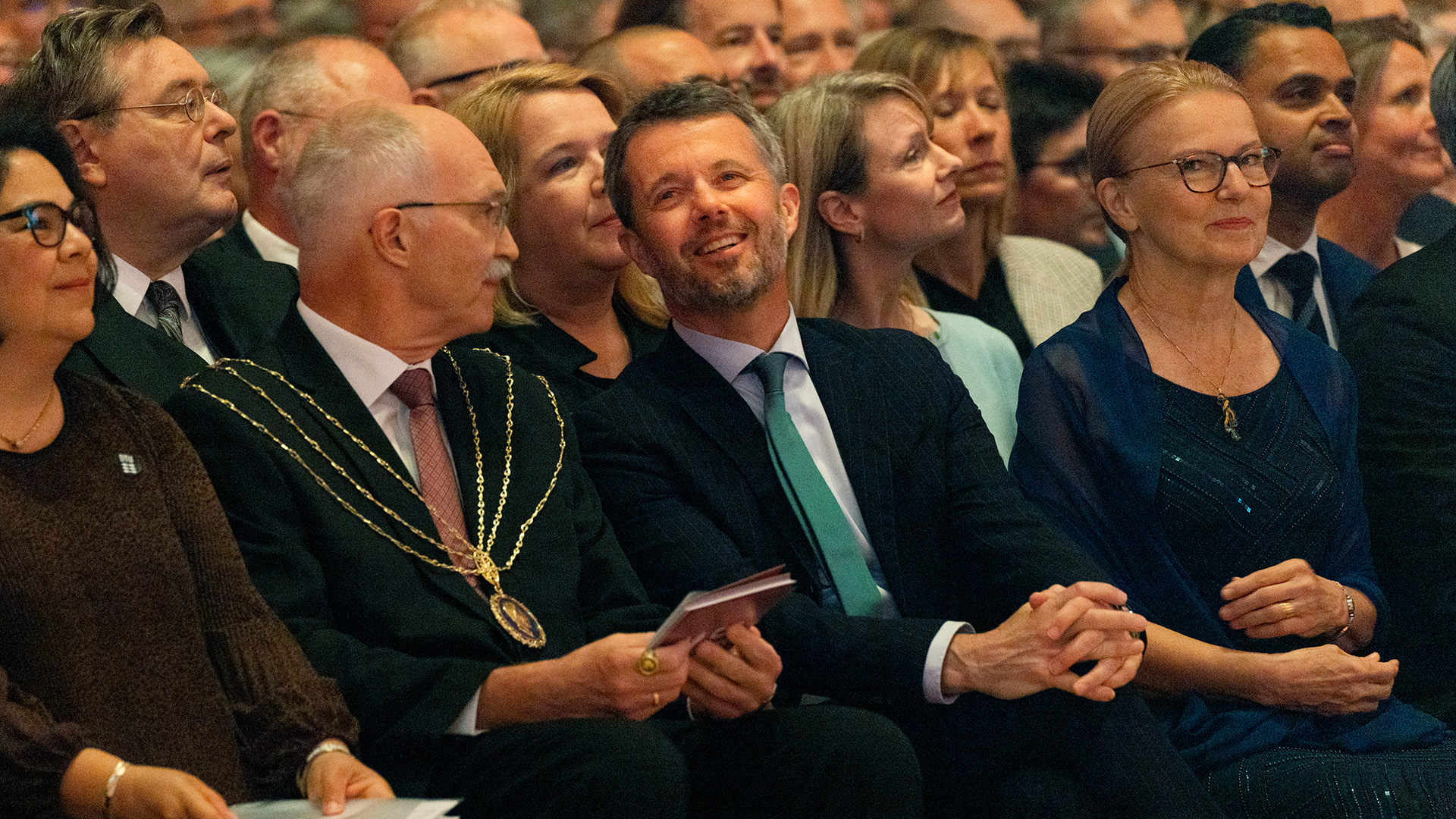 H.K.H. Kronprinsen var med til DTU's traditionsrige årsfest, som løb af stablen fredag den 29. april 2022. 