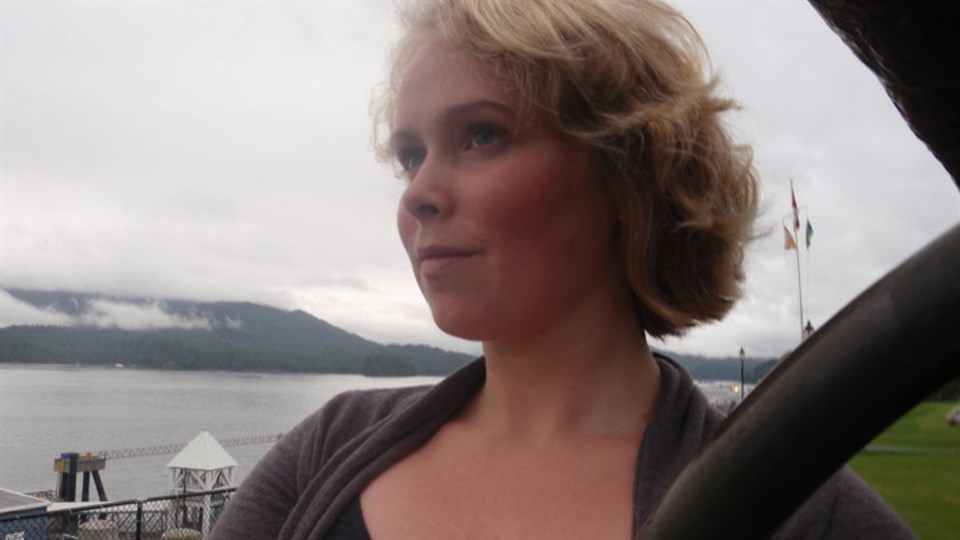 På Vancouver Island i Canada møder Olivia Sloth en kvindelig forsker fra Finland, der får hende til at skifte kurs. (Foto: Privat, Olivia Sloth)