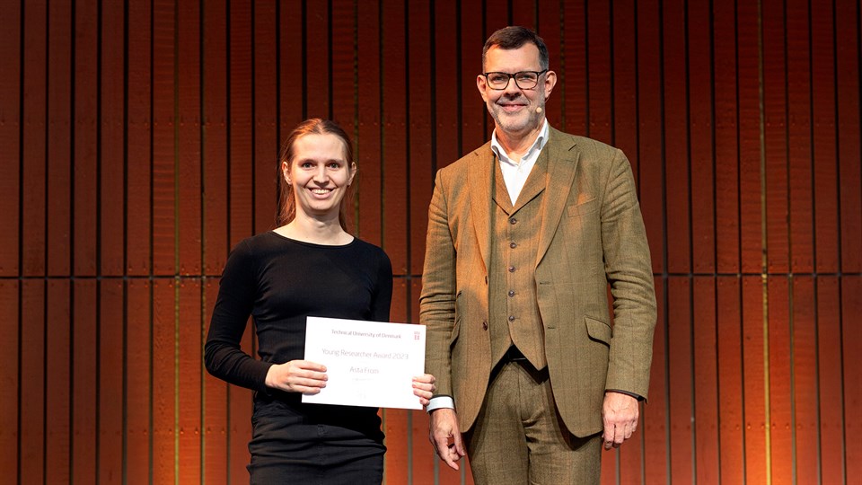 Young Researchers Award winner Asta Halkjær.