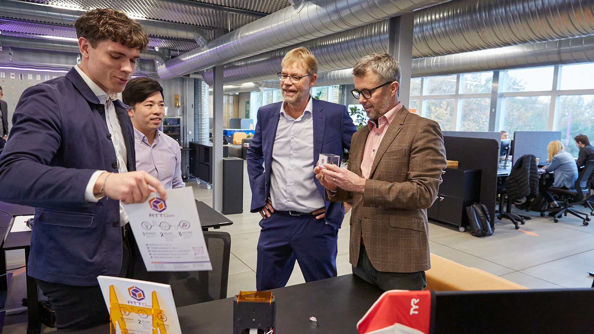 Kronprins møder Danish Tech Challenge 