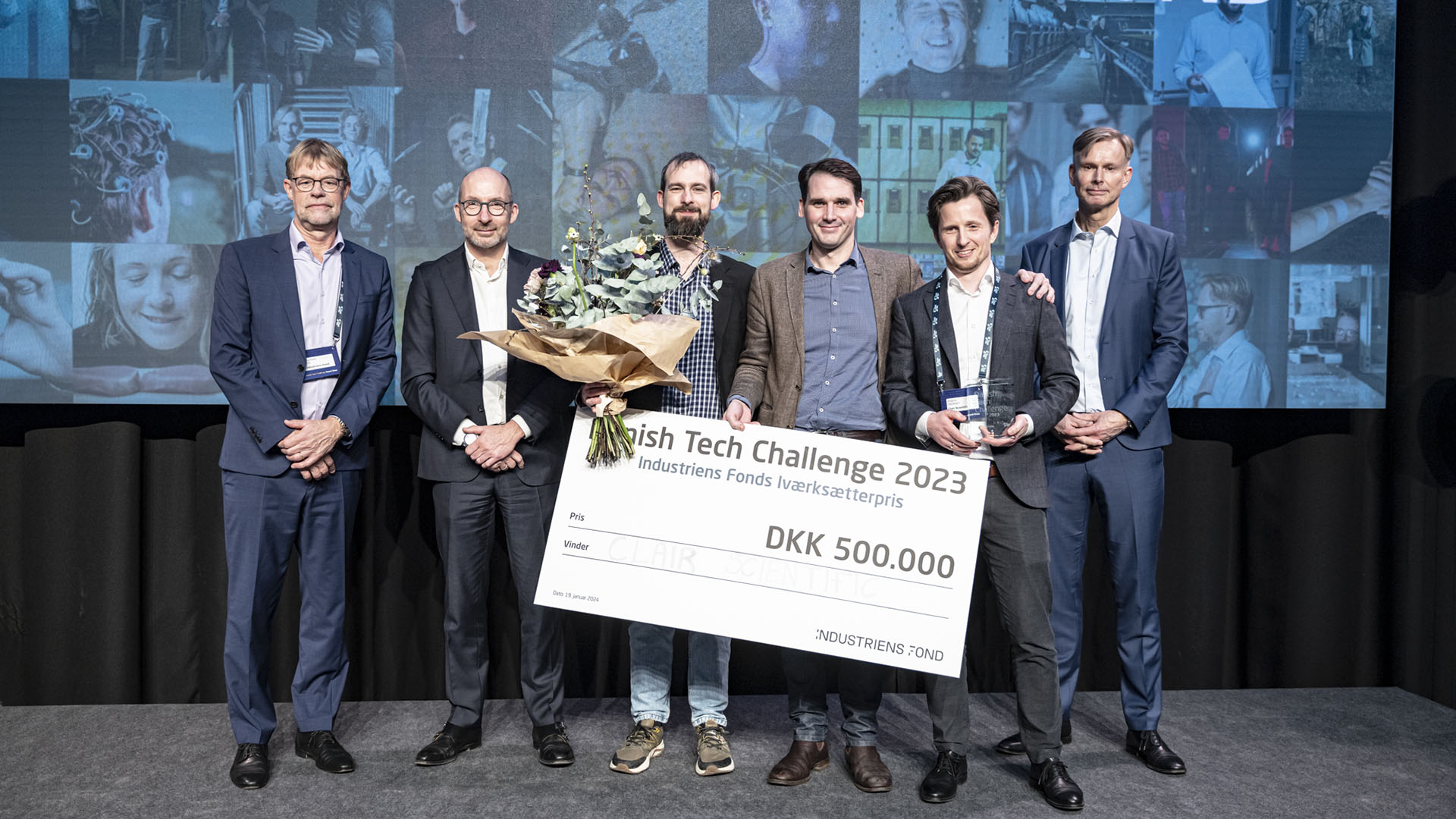 Clair Scientific modtager Industriens Fonds Iværksætterpris for at udvikle et mikroskop baseret på ny patenteret billedteknologi. 