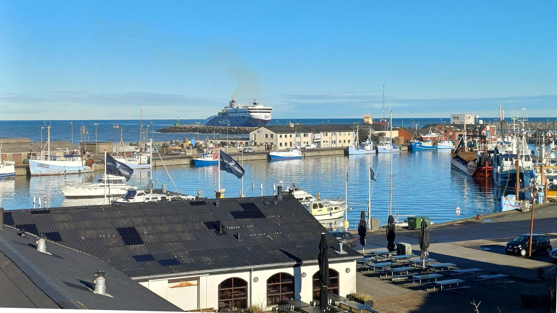 Udsigt over Hirtshals Havn