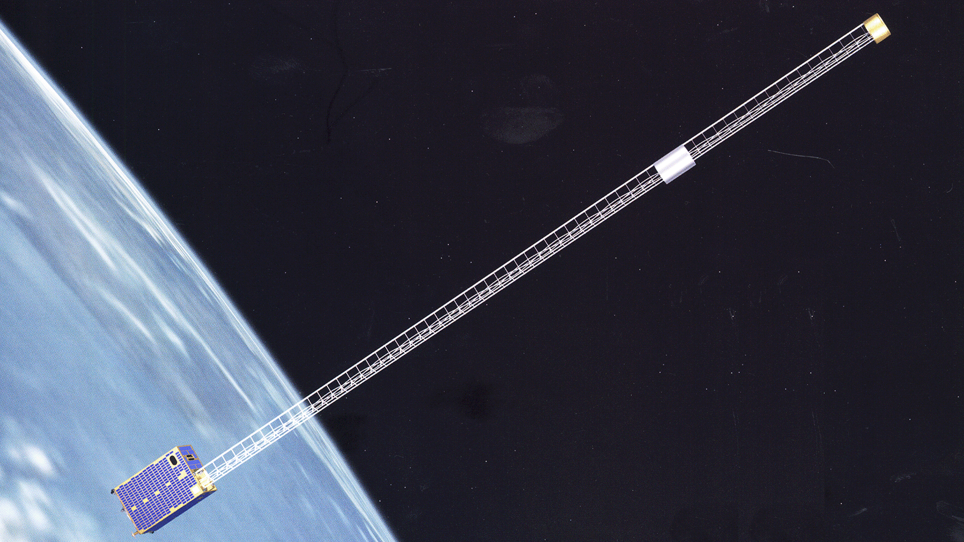 Rendering af Ørsted satellitten.