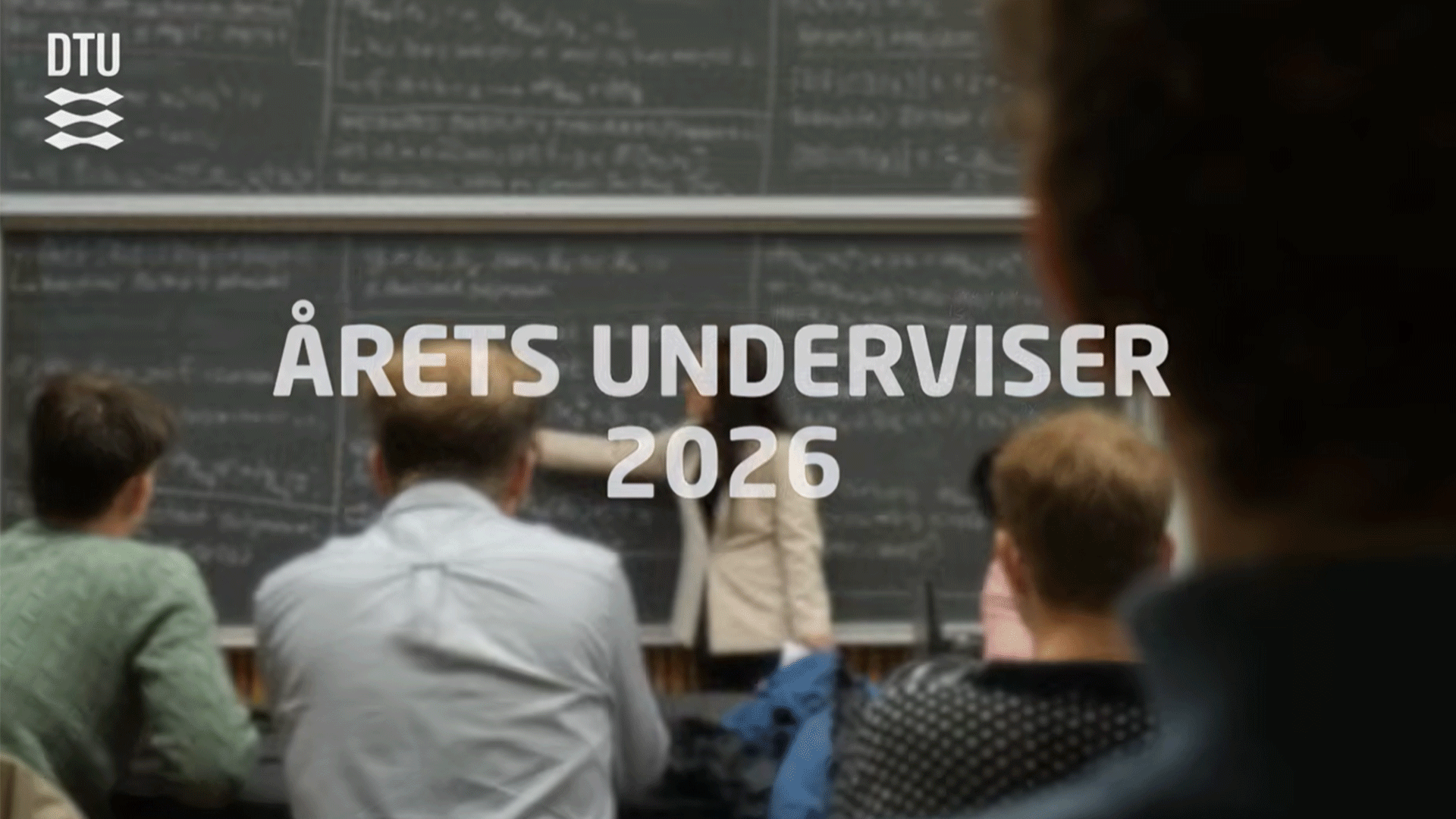 Screenshot fra video af Årets Underviser 2026. 