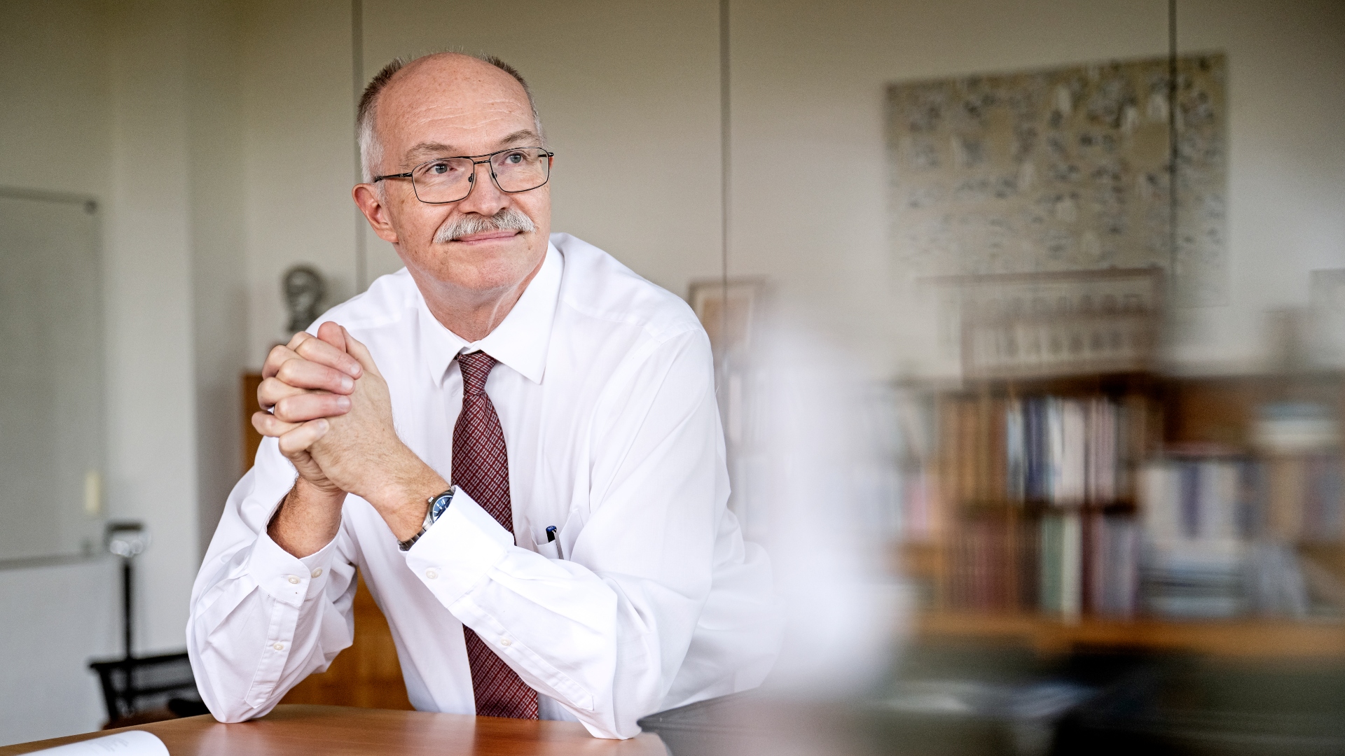 Rektor på DTU Anders Bjarklev på sit kontor