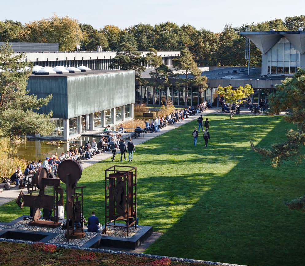 “Grønnegården” på Lyngby Campus. Foto: Laura Stamer