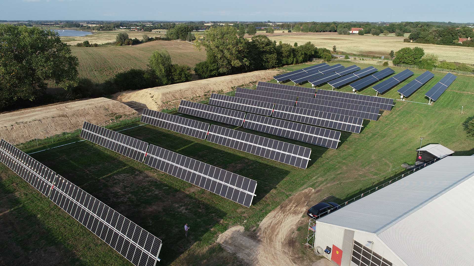 Solcelleanlæg på DTU Risø Campus