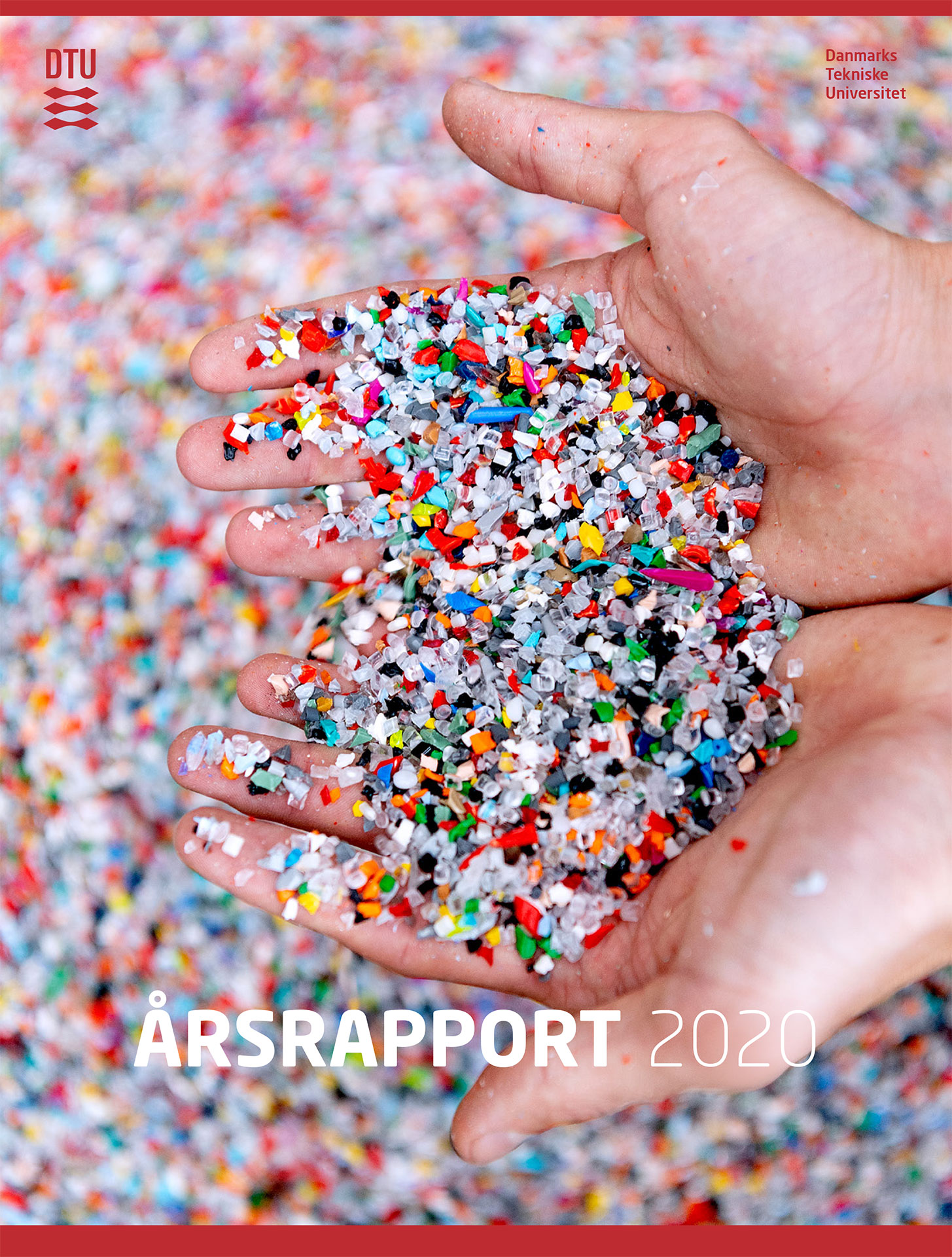 Forside på DTU årsrapport 2020