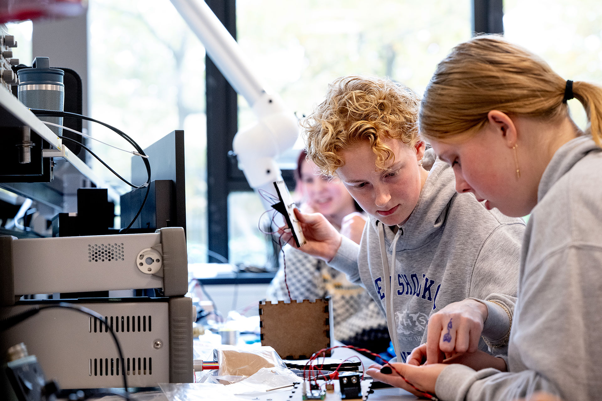 Billede fra Engineering Camp for Piger 2021. Foto: Bax Lindhardt