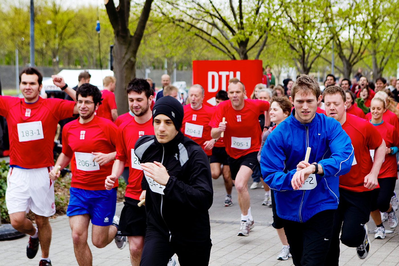 Jogging trail on campus