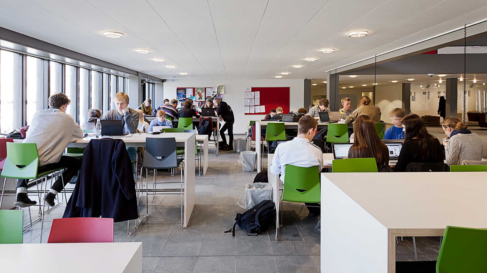 The study environment at DTU is informal, and the open discussions between students and professors make for a very exciting and dynamic learning experience.