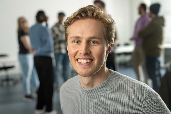 Photos by Mikal Schlosser. Picture of new DTU student Andreas Oest-Jacobsen