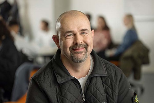 Photo by Mikal Schlosser. Pictured is Ivan Karlsson, new DTU student.