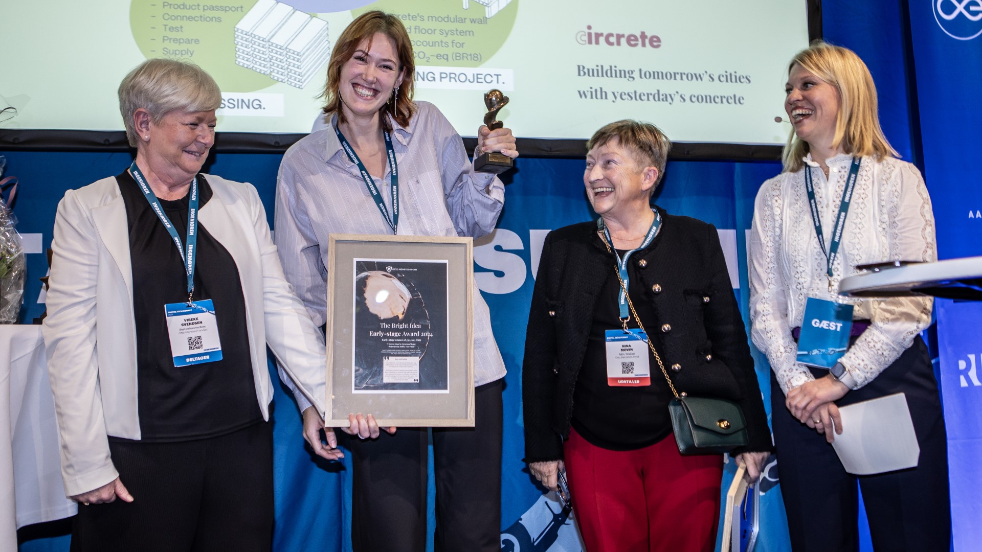 Luise Charlotte Dennin and Annika Bang Thomsen are the winners of the Otto Mønsted Foundation 'The Bright Idea' award.