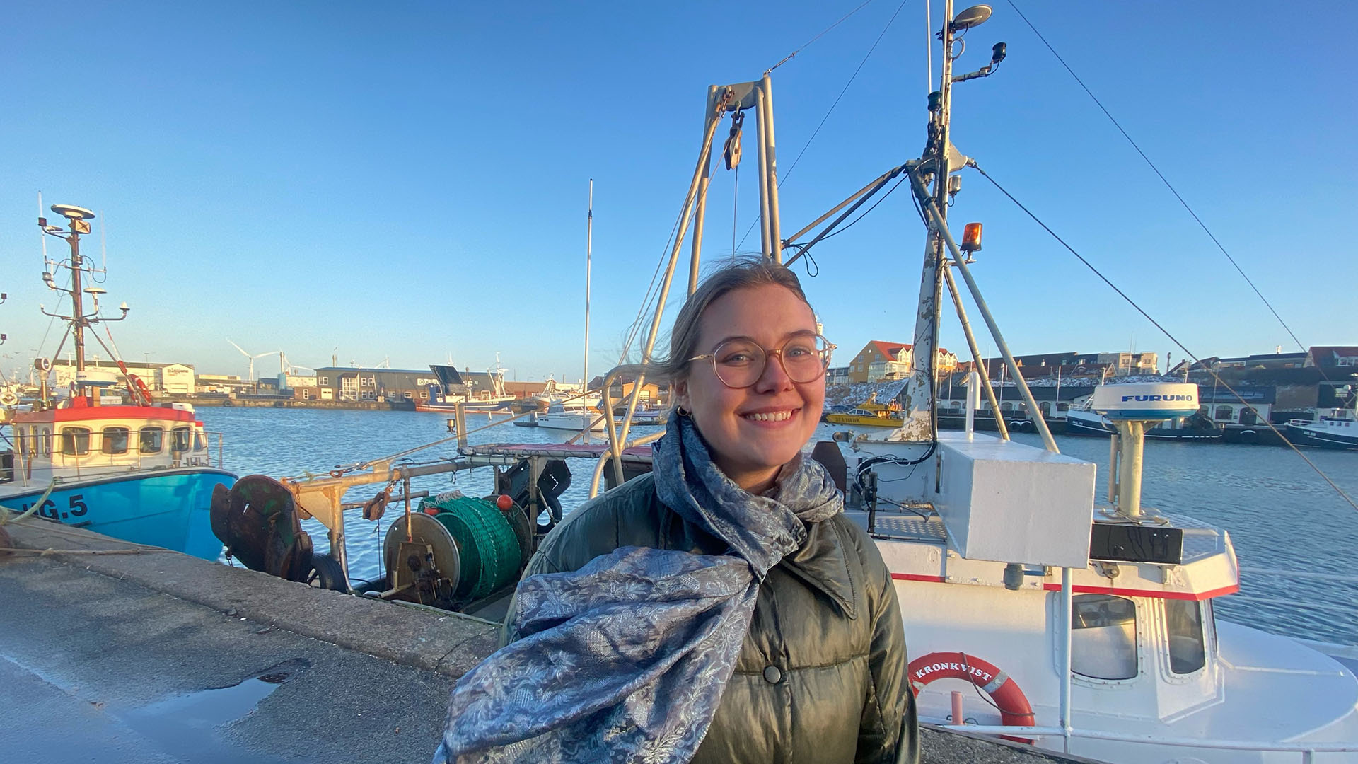 Pernille Bak Andreasen, student at Sustainable Fisheries and Aquaculture. 