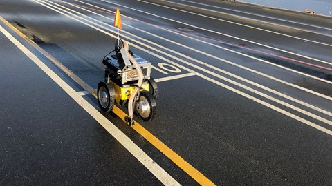 Aarhus City Lab is testing an autonomous robot. 