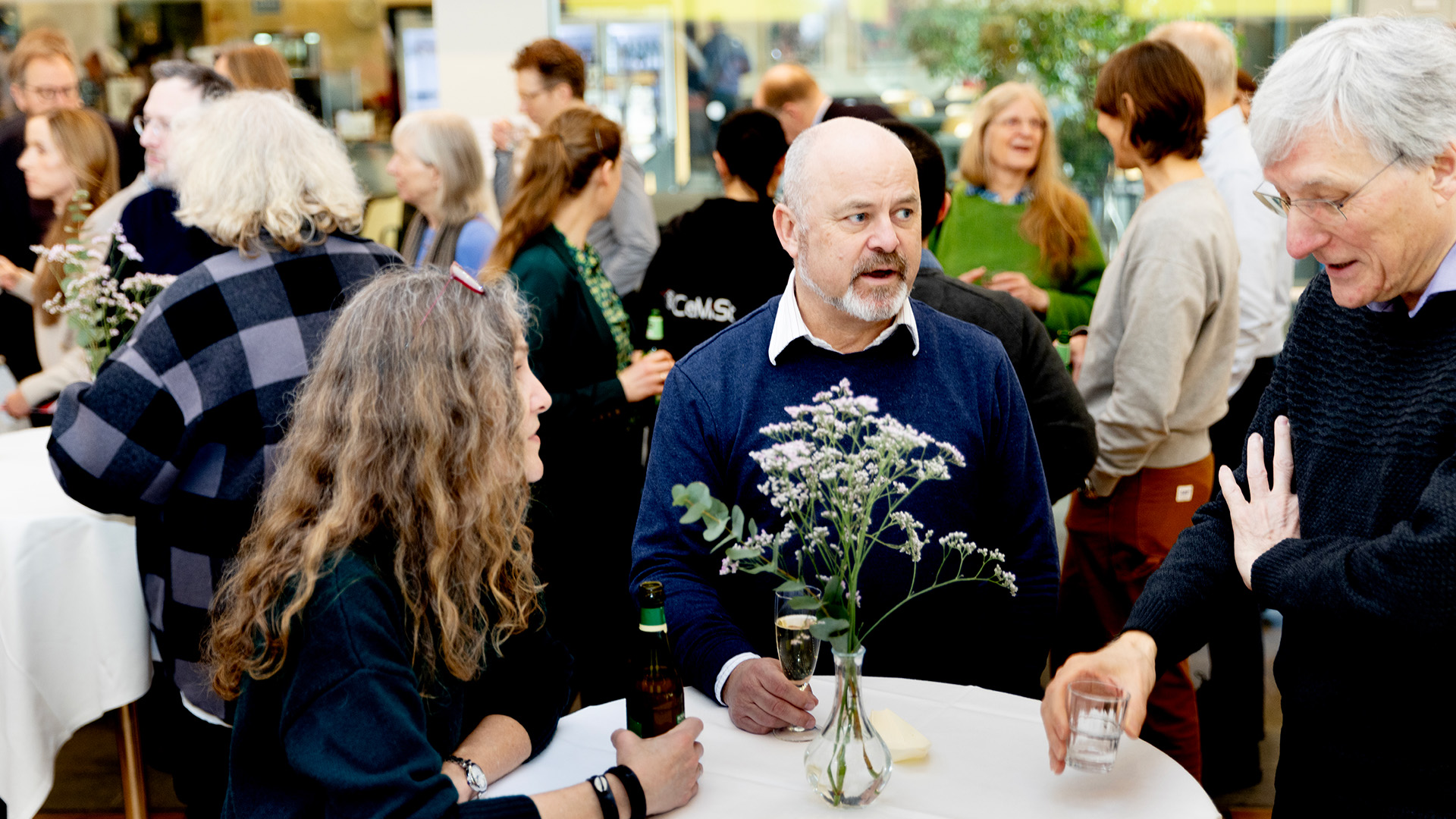 The celebration offered a cozy get-together where grant recipients and guests had the opportunity to talk to each other across departments and disciplines. Photo: Thomas Steen Sørensen
