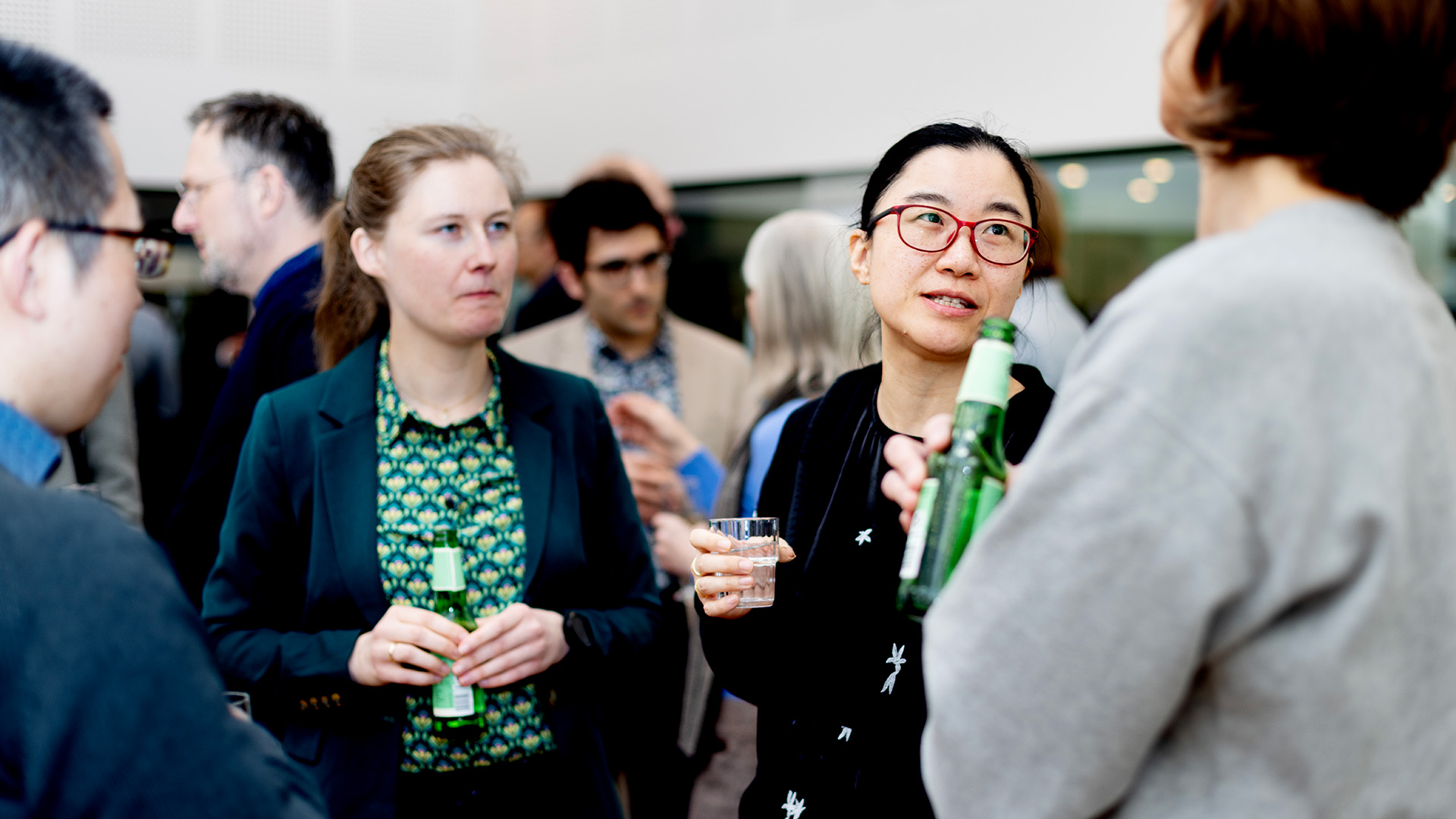 Assistant Professor Shengda Zhang (2nd from right) has received a Sapere Aude grant in 2024 from the Independent Research Fund Denmark. Photo: Thomas Steen Sørensen