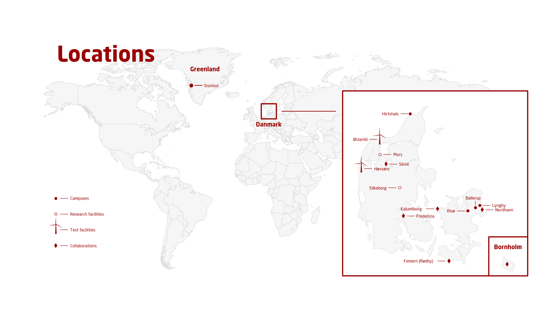 DTU campuses