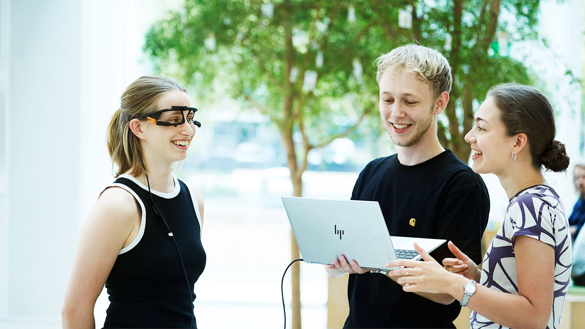 Students testing AI