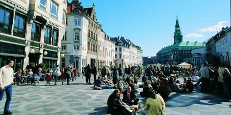 Strøget is one of Europe's longest pedestrian streets