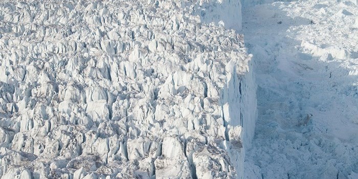 Helheim-gletsjeren i Sydgrønland. Kredit: Nicolaj Krog Larsen, Aarhus Universitet